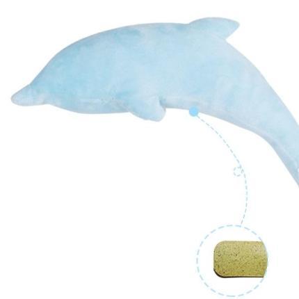 Pet Plush Toy - Dolphin - Blue