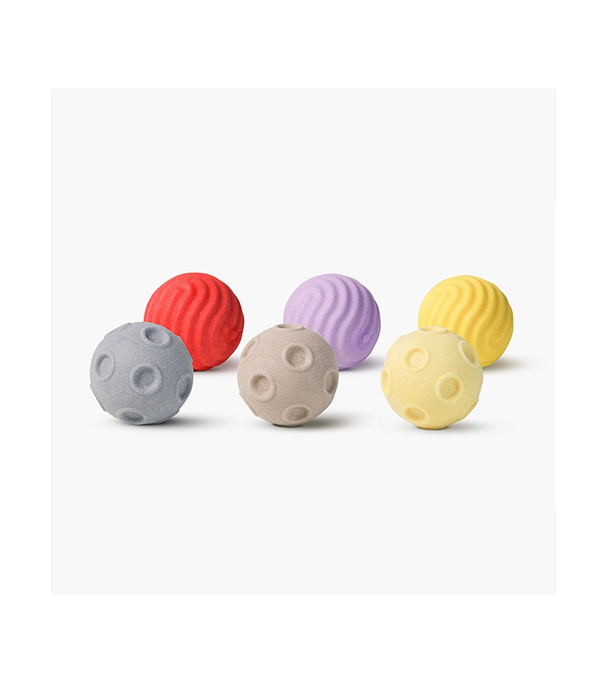 Dog Toy Ball - Water Ripple Style - Red
